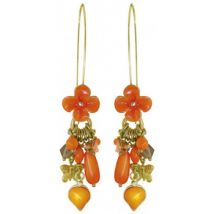 Boucles oreilles Franck Herval Boucles d'oreilles COLCHIC Orange