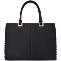 Cabas Crazychic Grand Sac à Main Patchwork Bicolore