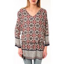 Robe De Fil En Aiguille Robe Noémie Co E1403-37 Noir/Rouge