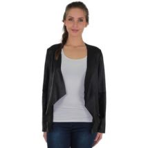 Blouson Giorgio Veste Giorgio Elisatia Agora en cuir ref_36617 Noir