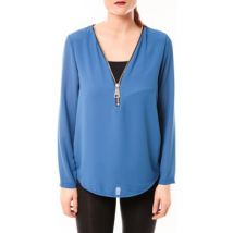 Chemise Vera & Lucy Chemisier Simple Bleu