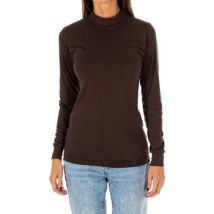 T-shirt Kisses And Love 1625-M-CHOCOLATE