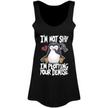 Debardeur Psycho Penguin I'm Not Shy