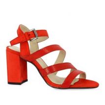 Sandales à talon Pao Nu pieds cuir serpent