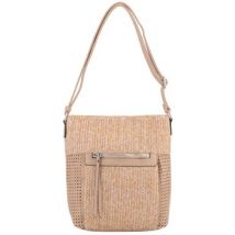 Sac Bandouliere Francinel Sac porté travers ref_49603 Beige 33*29*10