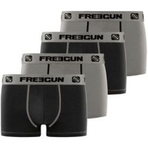 Boxers Freegun Lot de 4 Boxers garçon coton Gris