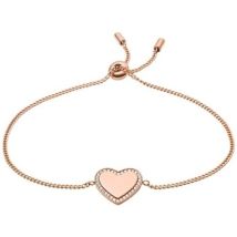 Bracelets Fossil Bracelet Je t'aime doré rose