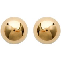 Boucles oreilles Brillaxis Boucles d'oreilles boules 6 mm plaqué or