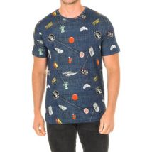 T-shirt John Frank JFTD01-RIPPED-MULTICOLOR