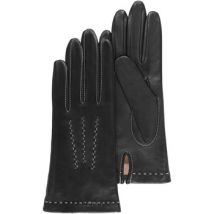 Gants Isotoner Gants Femme cuir d'agneau Noir