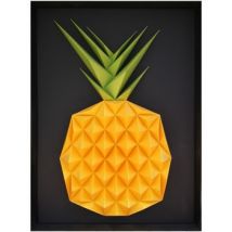 Tableaux, toiles Polygone Origami Ananas