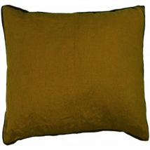Housses de coussins Vent Du Sud Housse de coussin Foin 45 x 45 cm pur lin lavé