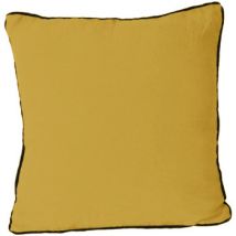 Housses de coussins Vent Du Sud Housse de coussin Gold pur lin lavé 45 x 45 cm