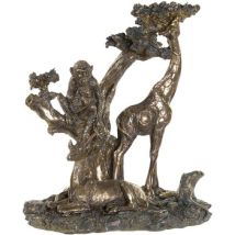 Statuettes et figurines Item International Statue Jungle or en résine