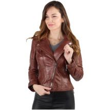 Blouson Giorgio Blouson en cuir Parisienne ref 52064 Cognac