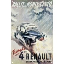 Affiches, posters Editions Clouet Affiche Rallye de Monté Carlo 50 x 70 cm
