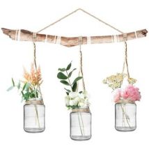 Stickers Stc Sticker décoratif mural Bocaux et Fleurs