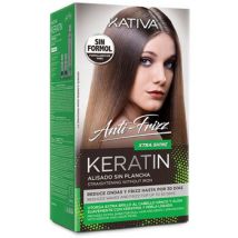 Accessoires cheveux Kativa Kératine Anti-frizz Lissage Brésilien Sans Fer Extra Brillance