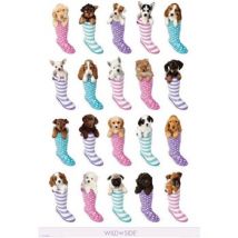 Affiches, posters Hall In The Wall Poster chiots et bottes de pluie 91.5 cm