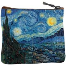 Porte-monnaie Royal Tapisserie Porte Monnaie carré VAN GOGH NUIT ÉTOILÉE