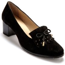 Chaussures escarpins Pediconfort Trotteurs en cuir franges et clous