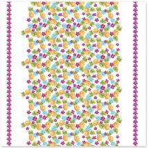 Serviettes de table Nappes, Sets de table Foxtrot Nappe en coton Exotic 150 x 150 cm