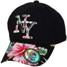 Casquette Chapeau-Tendance Casquette NY visière HIBISCUS