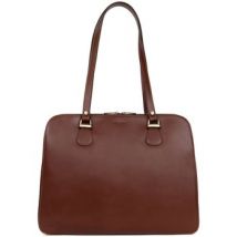 Sac a main Hexagona Sac porté épaule ref 52377 Marron 39*30*10