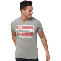 T-shirt Geographical Norway T-shirt de sport - col V - 100% coton
