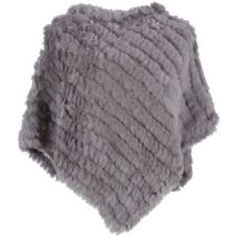 Gilet Oakwood Poncho en fourrure Ref 29059 gris
