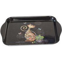 Vides poches Kiub Mini plateau noir de mélamine chat collection Bug Art Jewels