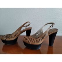 Sandales Fabi Sandales tout cuir talon 10 cm
