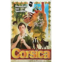 Affiches, posters Editions Clouet Reproduction d'affiche ancienne Corsica lile de beauté