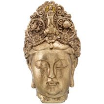 Statuettes et figurines Ixia Grande Statue en résine tête Bouddha 67 cm