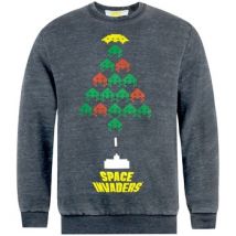 Sweat-shirt Space Invaders Tree Burnout