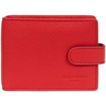 Portefeuille Hexagona Porte-cartes en cuir Ref 47643 Fraise 10*8*2