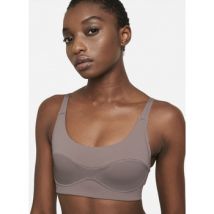 Maillots de bain Nike femme brassiére de sport taupe marron