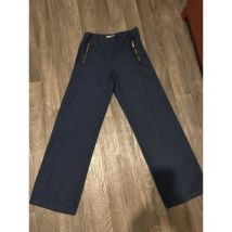 Jeans flare / larges woman seventeen pantalon femme bleu jean