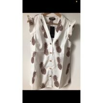Blouses Sheilay Blouse blanche à motifs