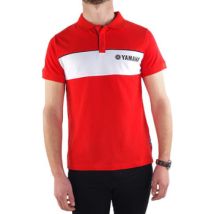 T-shirt Yamaha Polo rouge en coton