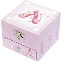 Paniers, boites et corbeilles Trousselier Coffret à bijoux musical Danseuse Ballerine - Phosphorescent
