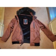 Manteau Hollister blouson hollister rouge/rouille taille XL en très bon état