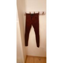 Jeans skinny Zara Jean Bordeaux violet