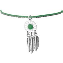 Bracelets Nusa Dua Bracelet Vert pour femme fantaisie thème Indien Argentée