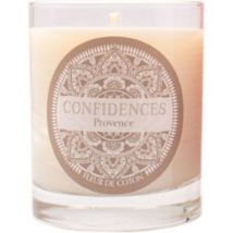 Bougies, diffuseurs Confidences Provence Bougie parfumée Fleur de coton fabriquée en Provence  280 gr