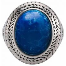 Bijoux Orusbijoux Bague Homme Argent Lapis Bouddha