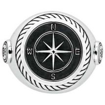 Bijoux Orusbijoux Chevalière Homme Rose Des Vents Argent