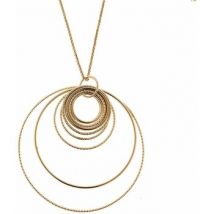 Bijoux Orusbijoux Collier Argent Doré Diamanté Chiara