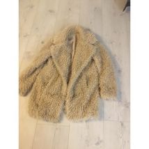 Manteau Jennyfer Manteau fausse fourrure beige clair