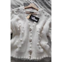 Gilet Ciao Milano Gilet tout doux blanc